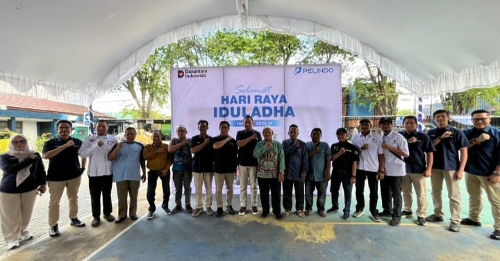 Tebar Manfaat di Hari Raya Idul Adha, Terminal Petikemas Banjarmasin Salurkan Bantuan Program Pelindo Berbagi Kurban