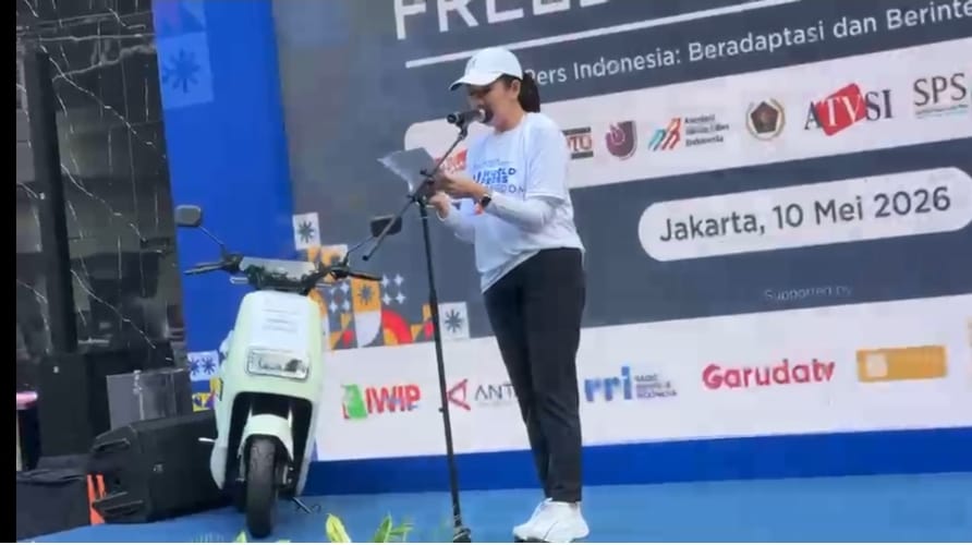 Dirjen KPM Komdigi Lepas Fun Walk Hari Kebebasan Pers Sedunia 2026, Tegaskan Pers Jadi Benteng Lawan Hoaks