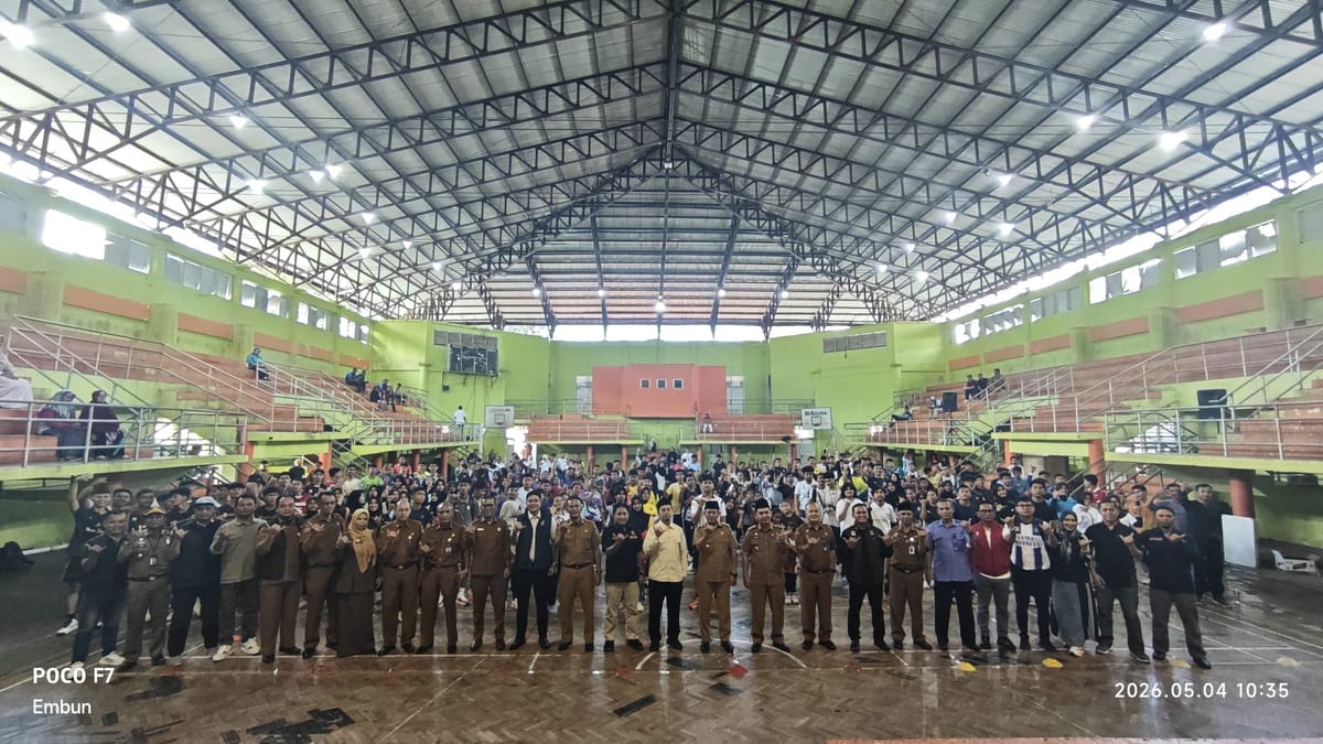 400 Atlet Pasaman Jalani Tes Fisik Demi Misi Sukses Porprov Sumbar 2026