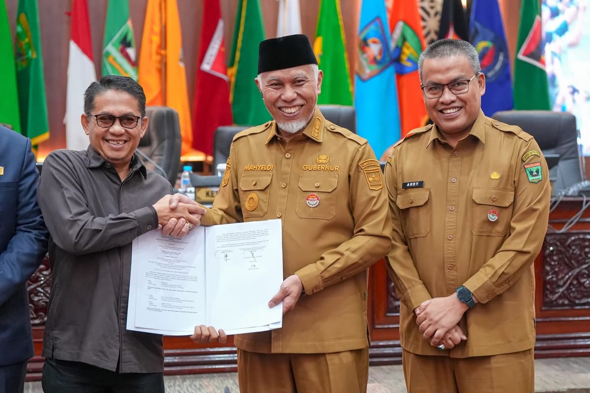 DPRD Setujui Penguatan Modal PT. Jamkrida Sumbar, Mahyeldi: Akses Pembiayaan UMKM Lokal Kian Terbuka