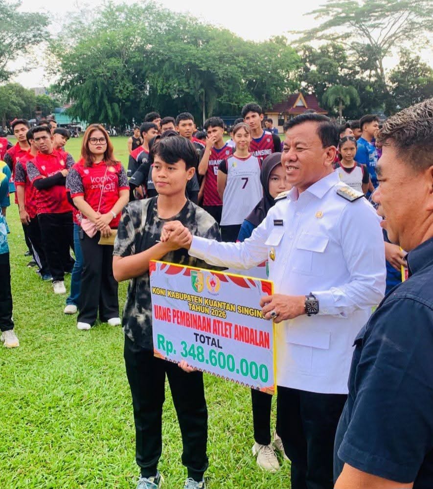 Pemkab Kuansing Peduli Atas Kerja Keras dan Prestasi Atlet yang Harumkan Nama Daerah