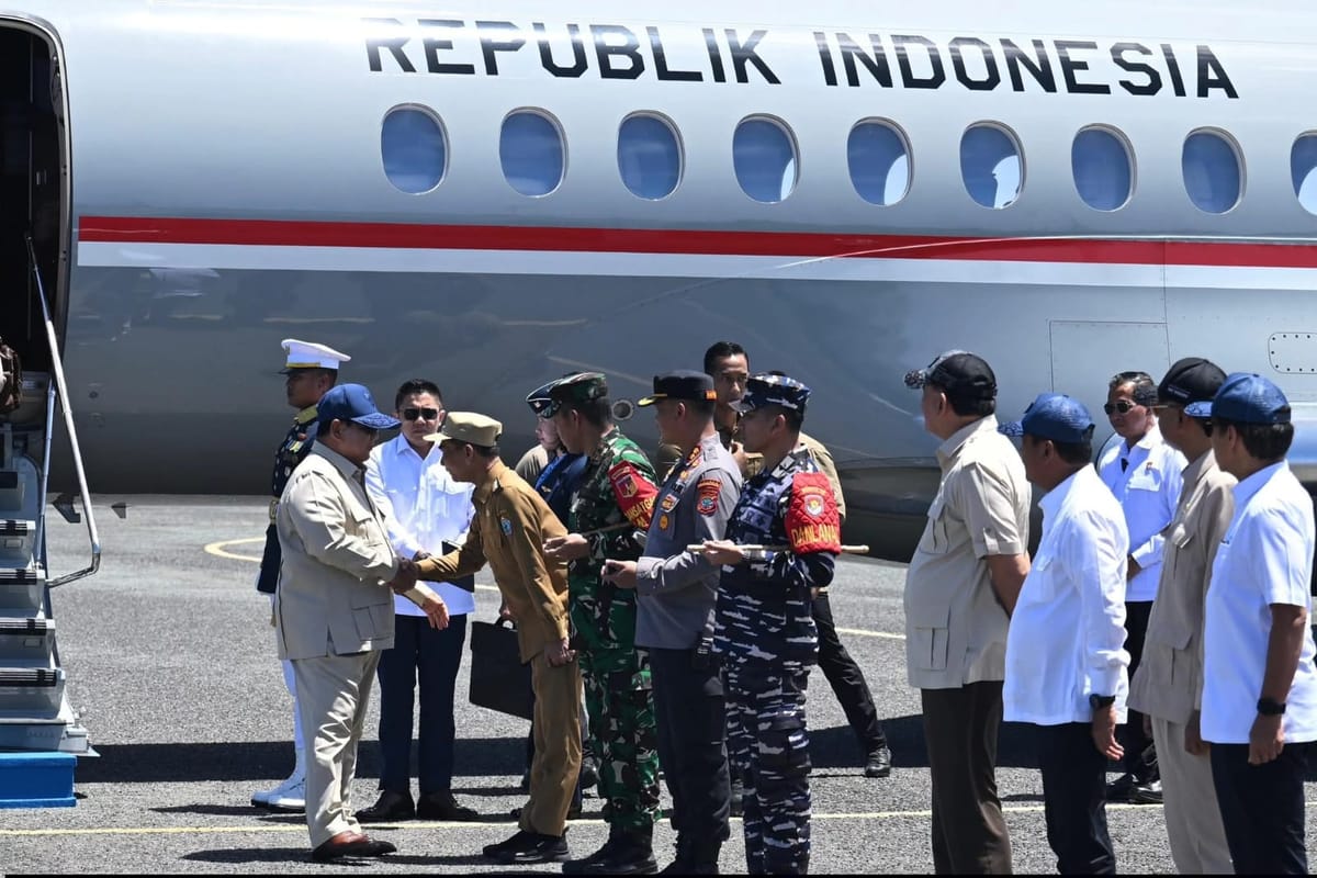 Presiden Prabowo Subianto Berkunjung ke Pulau Miangas, salah satu Pulau Terluar dan Paling Utara Indonesia