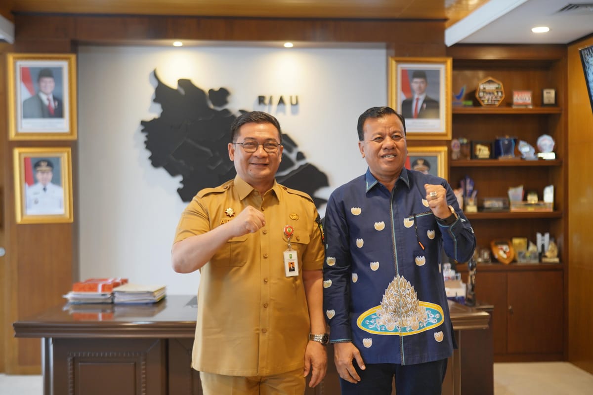 Bahas Persiapan Pelaksanaan MTQ Riau ke 44, Bupati Kuansing Audensi Dengan Sekdaprov