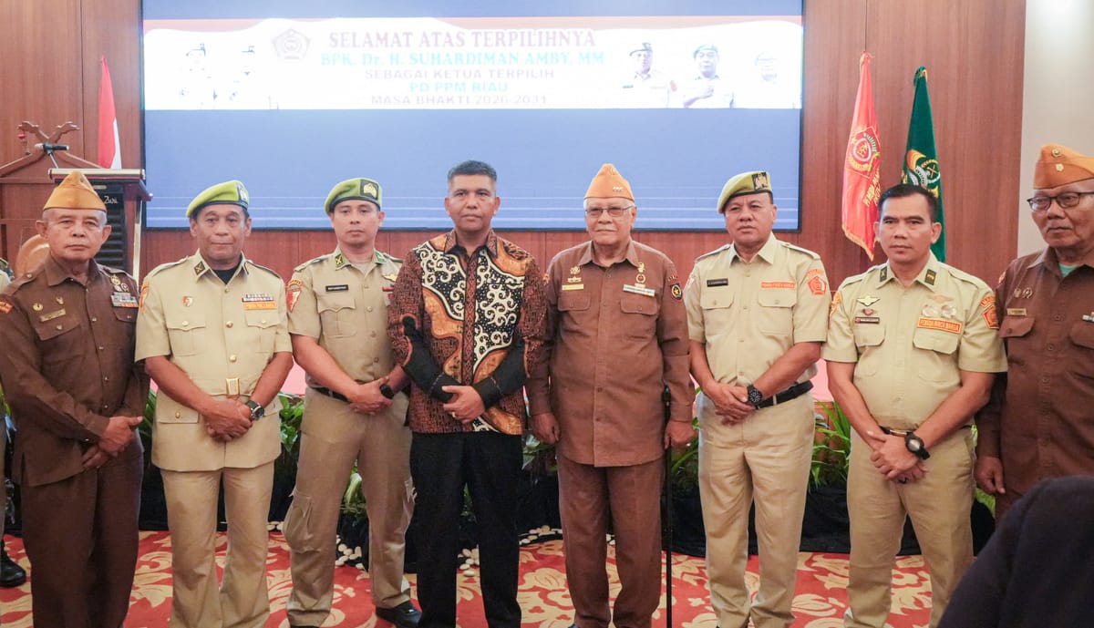 DAN REM 031/ Wirabima Apresiasi Atas Terpilihnya Dr. H. Suhardiman, MM Sebagai Ketua PPM Riau