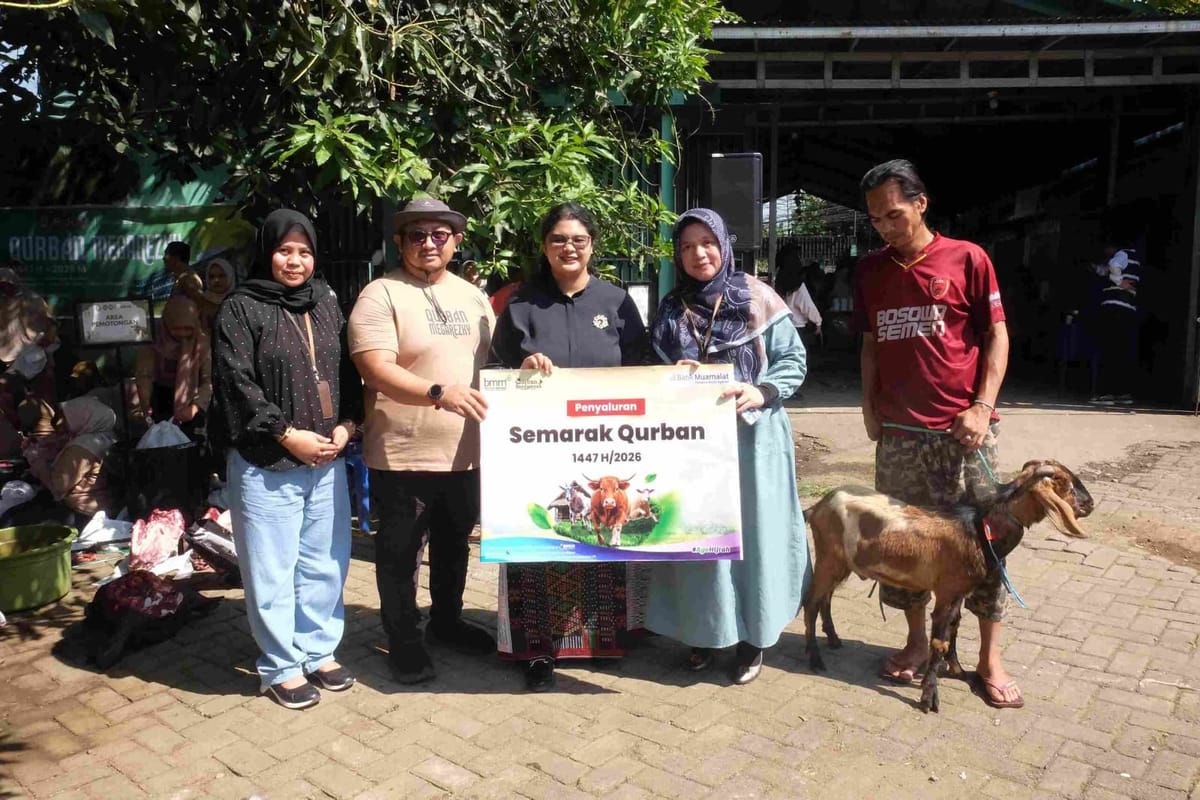YPI Megarezky Makassar Sembelih 5 Ekor Sapi dan 3 Ekor Kambing dalam Program Kurban 1447 H