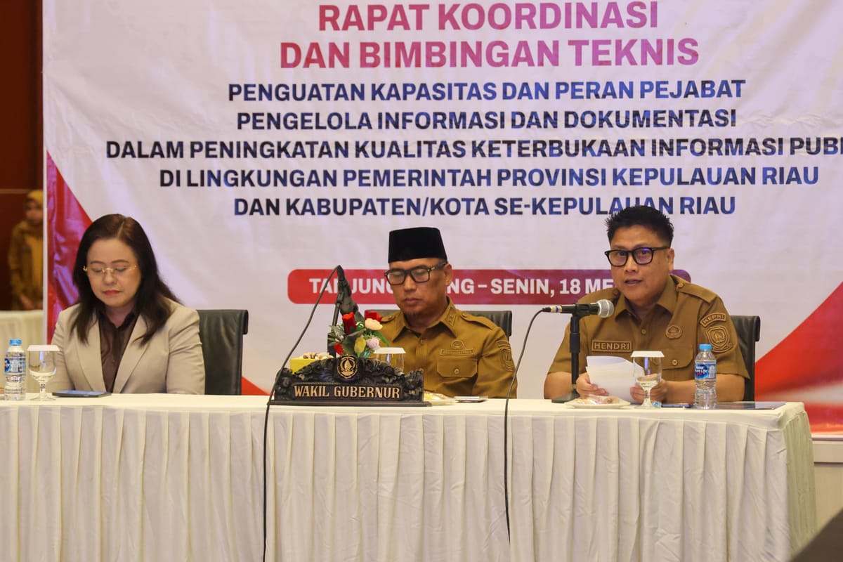 Wagub Kepri: Layanan Publik Serba Digital, Jangan Menunggu Masyarakat Meminta Baru Bergerak