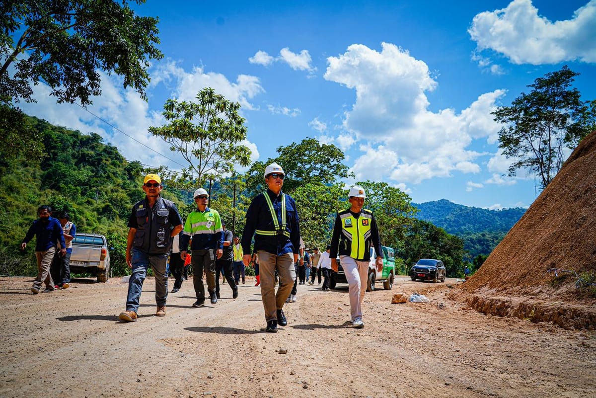 Pembangunan Infrastruktur Jalan Lenangguar–Lunyuk Sumbawa NTB Tuntas Akhir Mei