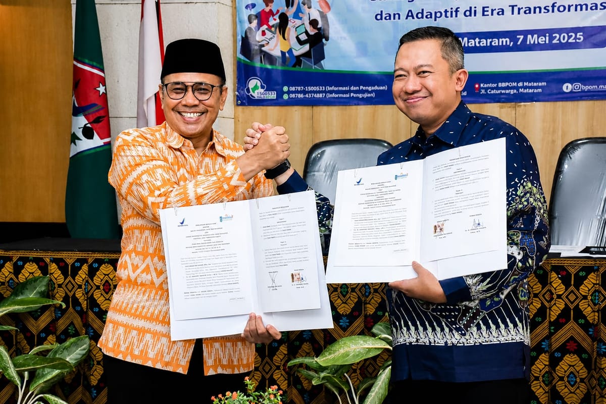 Perkuat Pengawasan Obat dan Makanan di Era Digital, Pemprov NTB-BBPOM Berkolaborasi