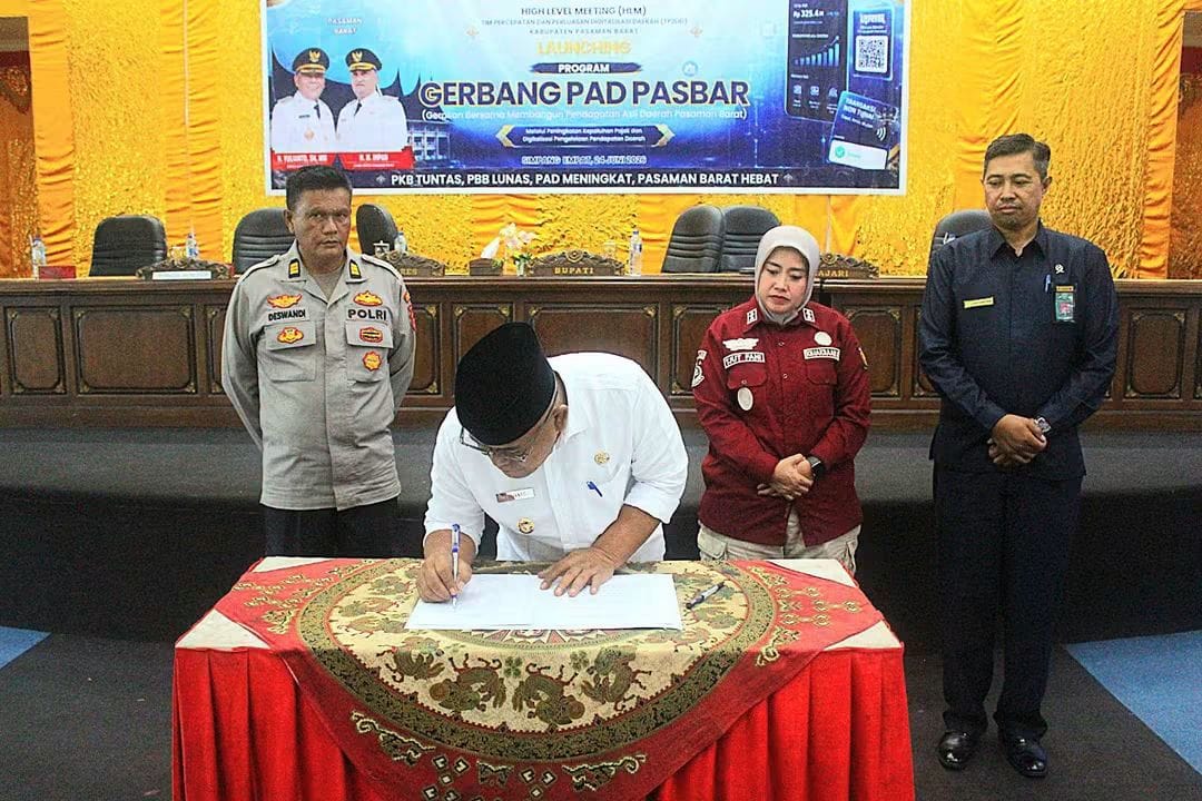 Bupati Yulianto Luncurkan Program Gerbang PAD Pasbar, Tekankan Kepatuhan Pajak ASN dan Masyarakat