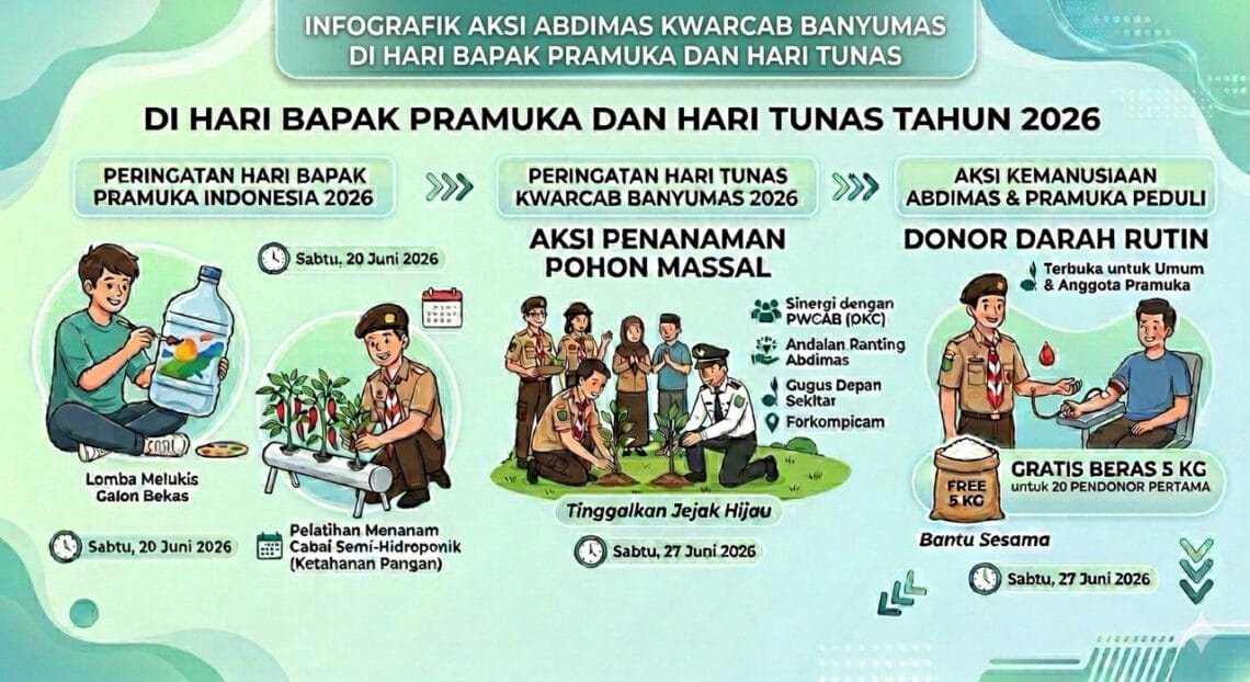 Kwarcab Gerakan Pramuka Banyumas Siap Menggelar Kegiatan Besar Di Bulan Juni ini
