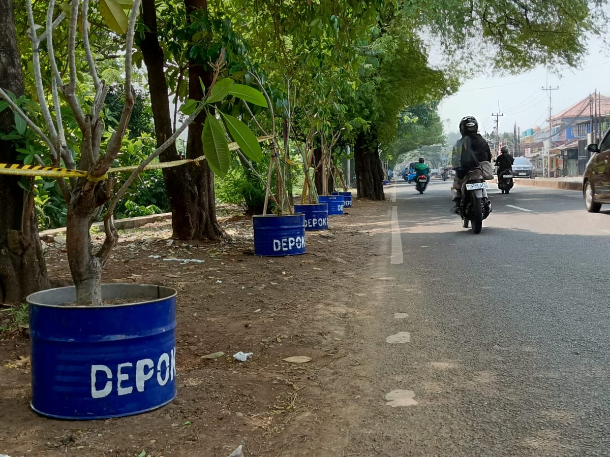 Jalan Raya Bogor Terus Dilakukan Penataan Melalui Program Asri
