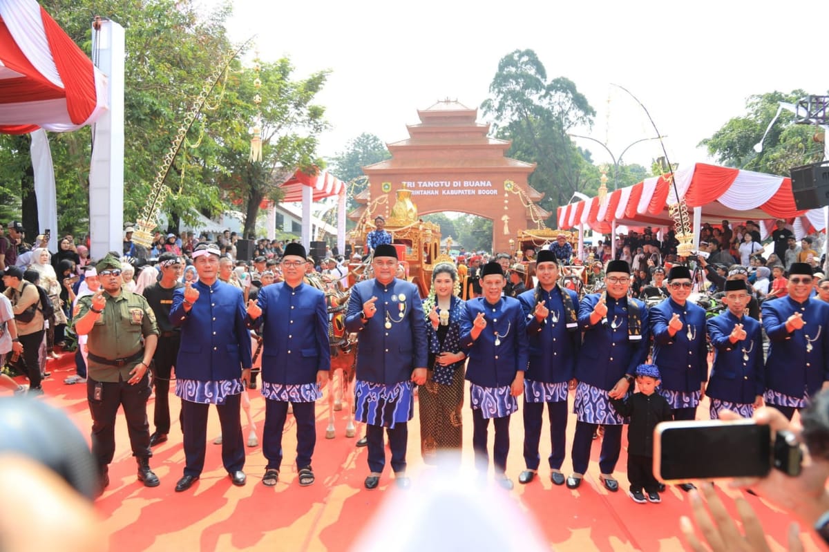 Pemkab Bogor Gelar Karnaval Helaran Budaya Mapag Pajajaran Anyar