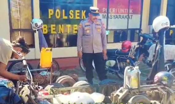 Sejumlah Skuteris Peserta SCP XIX Nginap di Polsek Benteng, Polisi Sediakan Tempat Istirahat