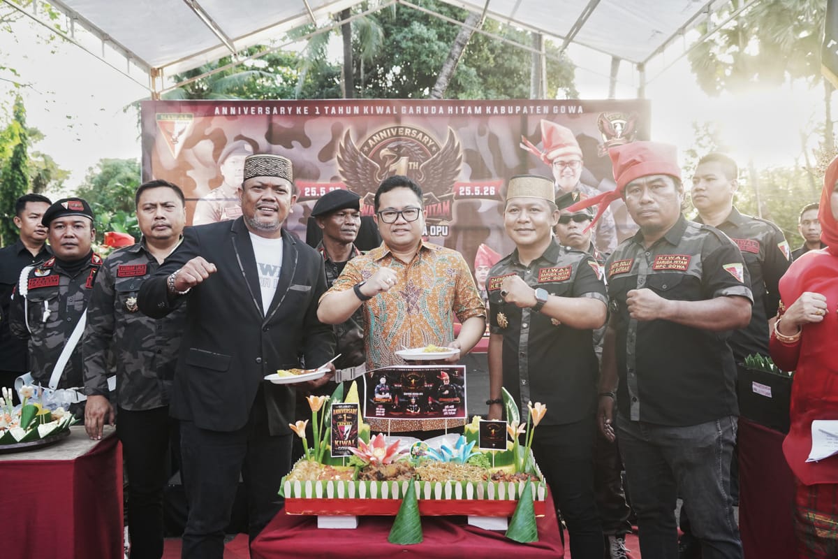 Satu Tahun Kiwal Garuda Hitam Gowa, Teguhkan Komitmen Jaga Budaya dan Persatuan