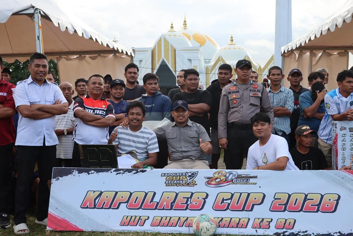 Tabang  Putra FC dan Tanadoang FC Lolos Semifinal  Kapolres Cup II, Kapolres Ajak Suporter Jaga Sportivitas