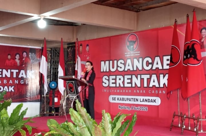 PDIP Landak Konsolidasi Besar-besaran, Karolin Minta Kader Solid Jelang Agenda Politik Mendatang