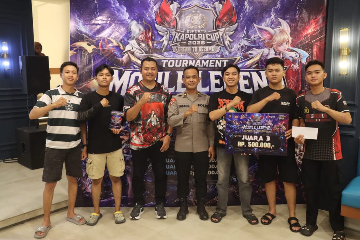Turnamen Mobile Legends Kapolres Landak Jadi Ruang Kebersamaan Generasi Muda