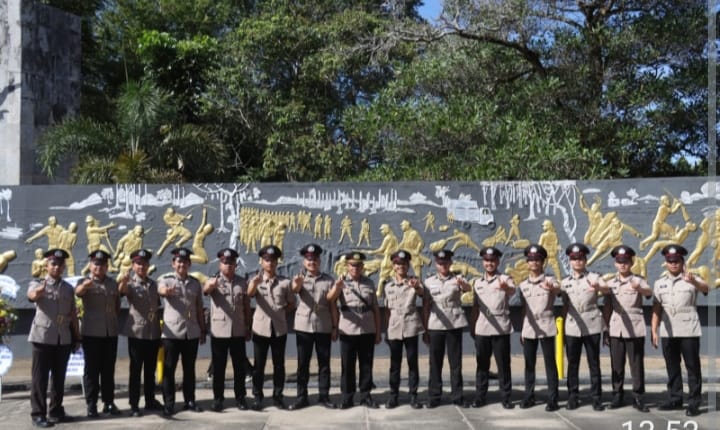 Polres Landak Hadiri Upacara Hari Berkabung Daerah 2026 di Makam Juang Mandor
