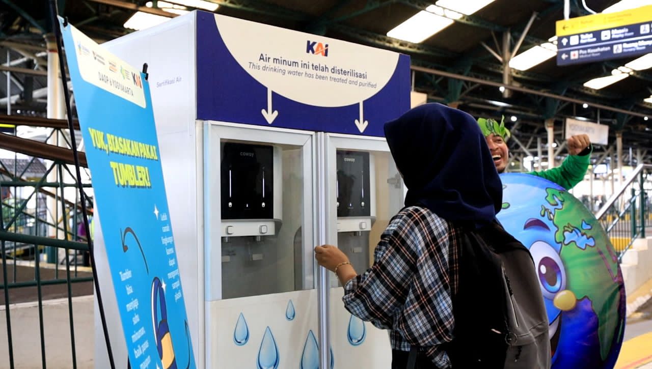 KAI Daop 6 Yogyakarta Perkuat Komitmen Green Movement Lewat Fasilitas Ramah Lingkungan