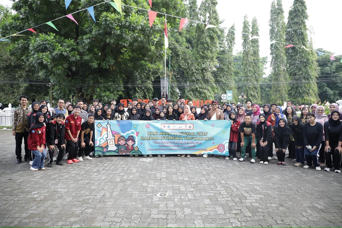 Peringati Hari Anak Nasional ke-42, Wabup Sleman Ajak Anak Kurangi Gadget dan Perkuat Karakter Lewat Permainan Tradisional