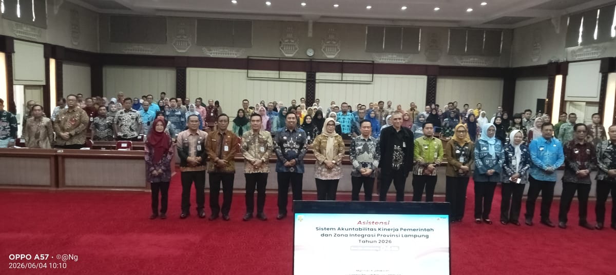 Budi Prawira : Pemprov Lampung Menjadi  Daerah Percontohan  Implementasi SAKIP & Reformasi Birokrasi