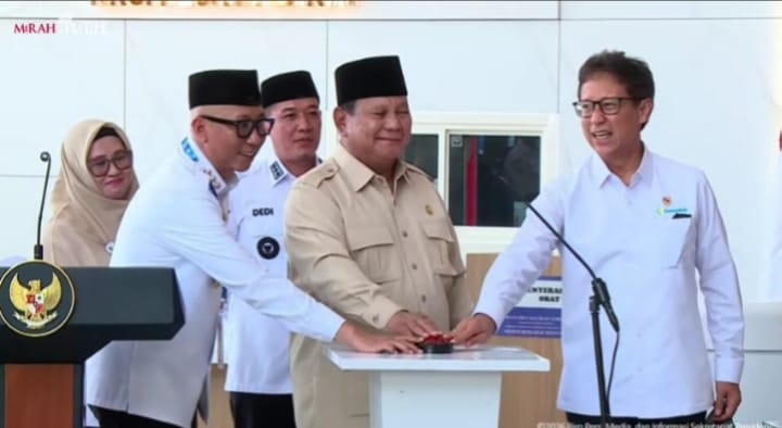 Resmikan RSUD M. Tohir Pesibar,  Presiden Tekankan  Layanan Kesehatan  Prima, Fondasi Kekuatan Ekonomi