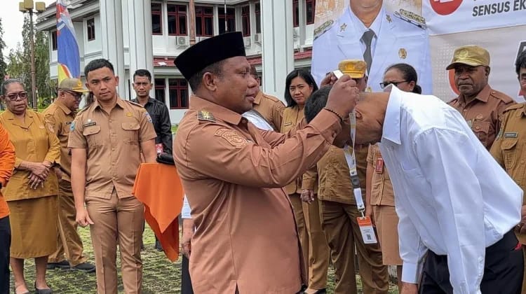Seratus Tiga Petugas Sensus Ekonomi 2026 di Kabupaten Teluk Bintuni Resmi Memulai Tugasnya