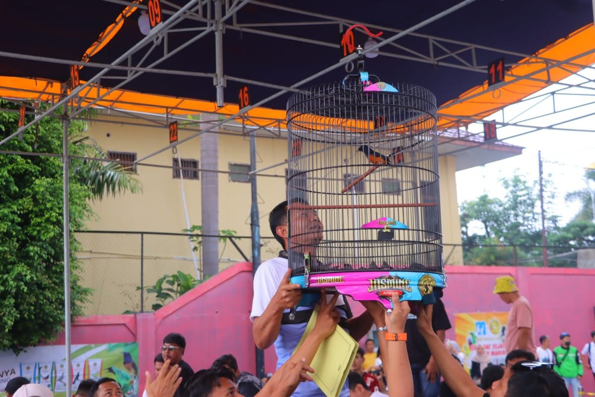 Sambut Hari Bhayangkara ke 80, Polresta Bandarlampung Gelar Lomba Burung Berkicau Piala Kapolresta 2026