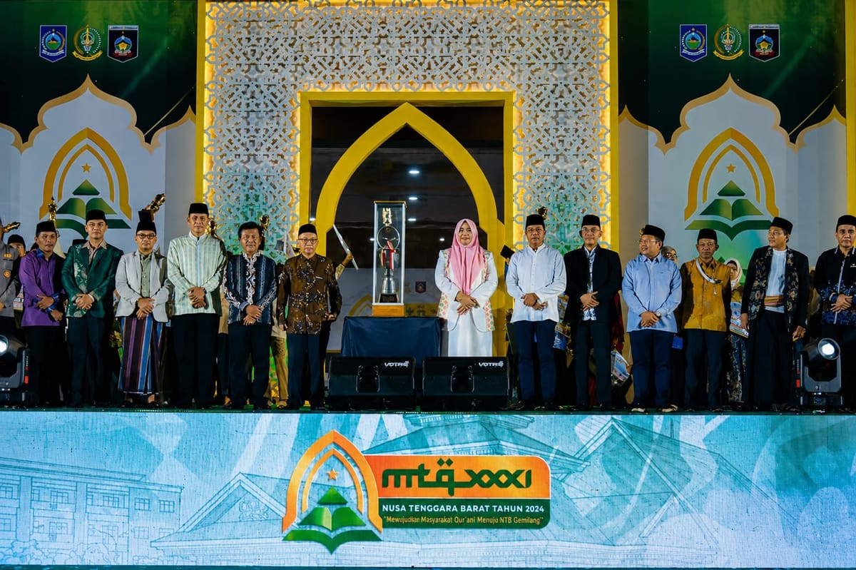 Lombok Tengah Juara Umum, MTQ XXXI Teguhkan Ikhtiar NTB Menuju Serambi Al-Qur’an