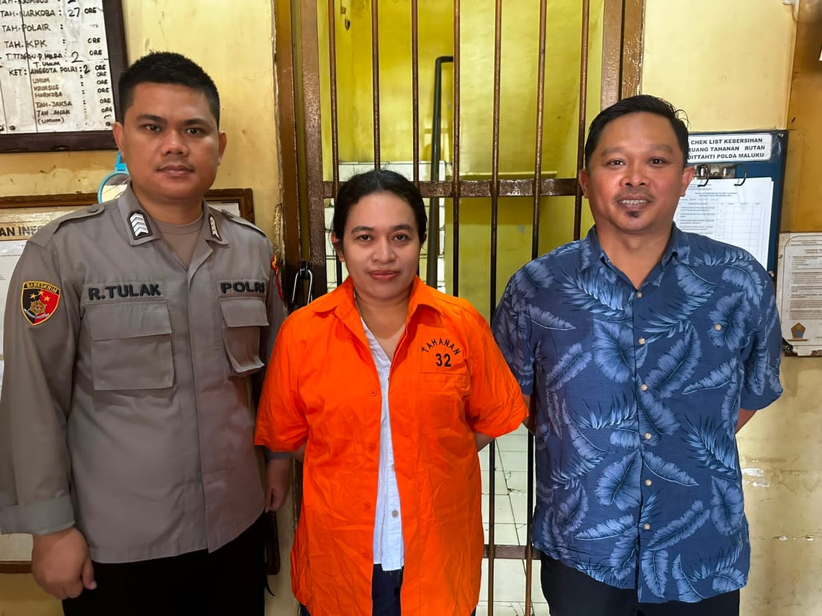 Polda Maluku Serahkan  Tersangka dan Barang Bukti ke JPU