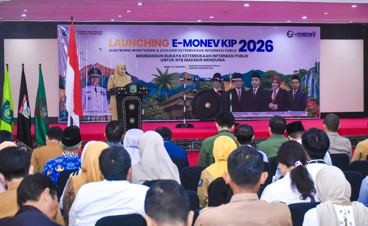 NTB Dorong Pemerintahan Transparan E-Monev KIP Diluncurkan