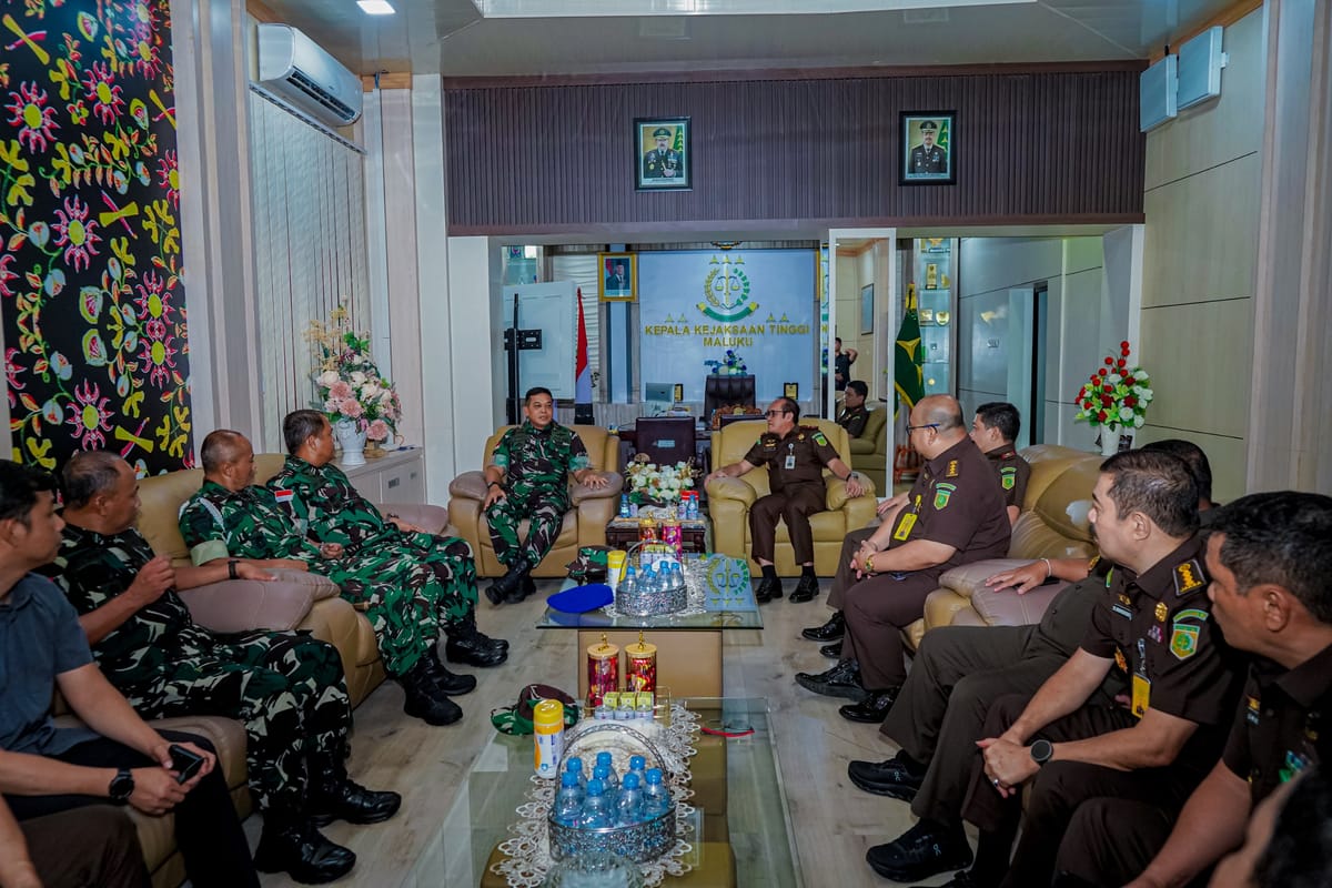 Sinergi TNI dan Kejaksaan Kawal Pembangunan dan Keamanan di Maluku