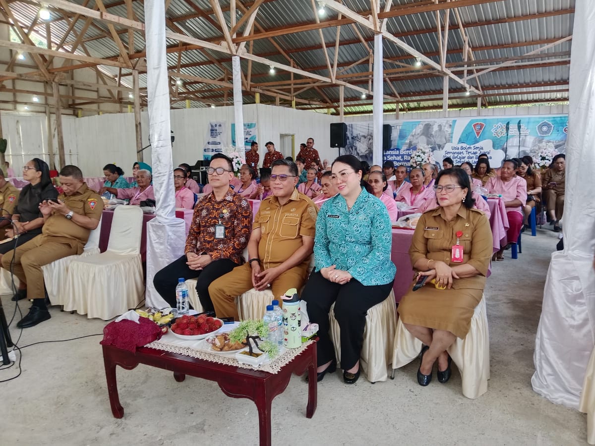 Peringatan Hari Lanjut Usia Nasional (HLUN) ke-30  di Dusun Seri, Desa Urimessing, Kecamatan Nusaniwe