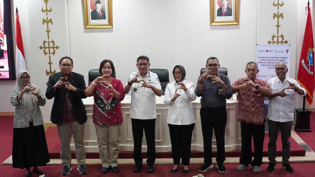 Pemkot Ambon Gandeng Kampus dan Mitra Internasional Kembangkan Inovasi Pengelolaan Sampah Plastik