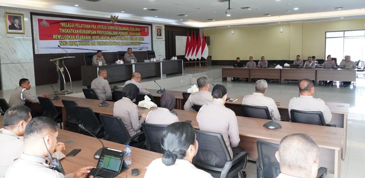 Polantas Maluku Gelar Operasi Simpatik Salawaku 2026, Lebih Sering Bagi Helm Daripada Tilang