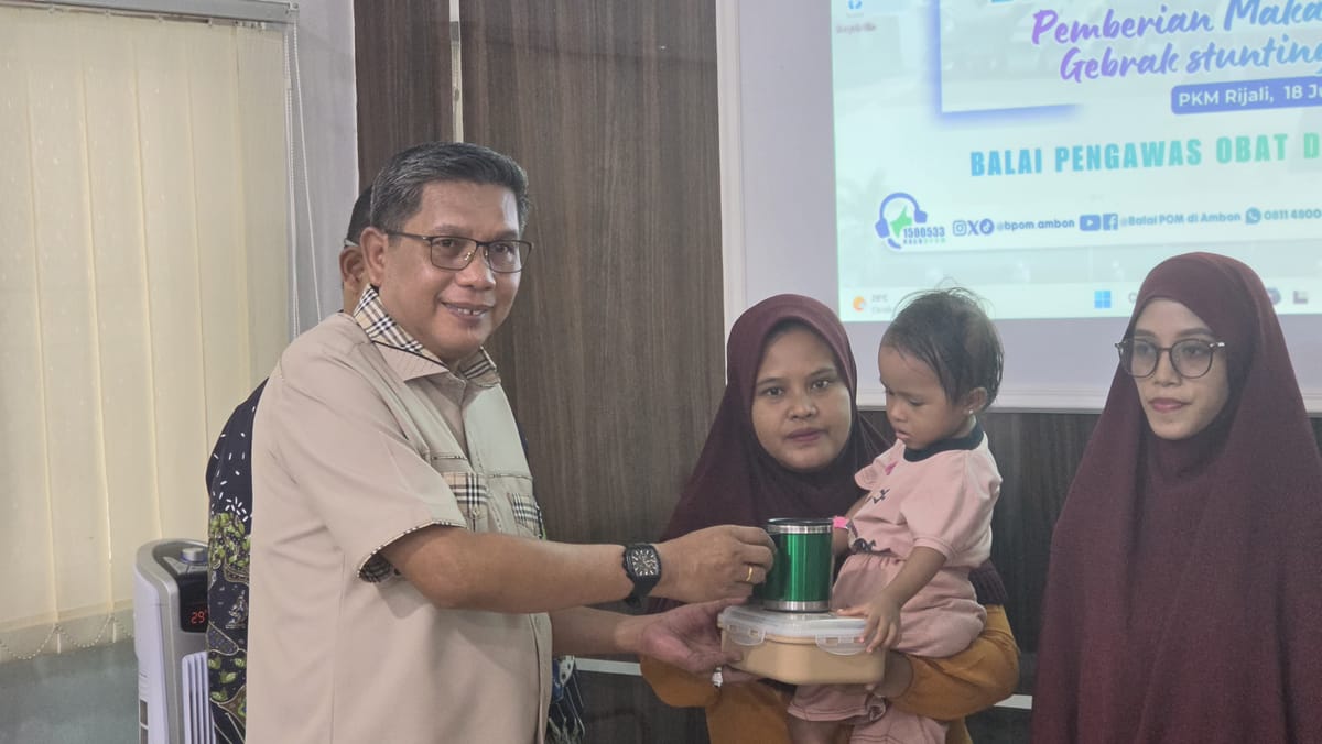 Pemkot Ambon Perkuat Penurunan Stunting Lewat Program PMT