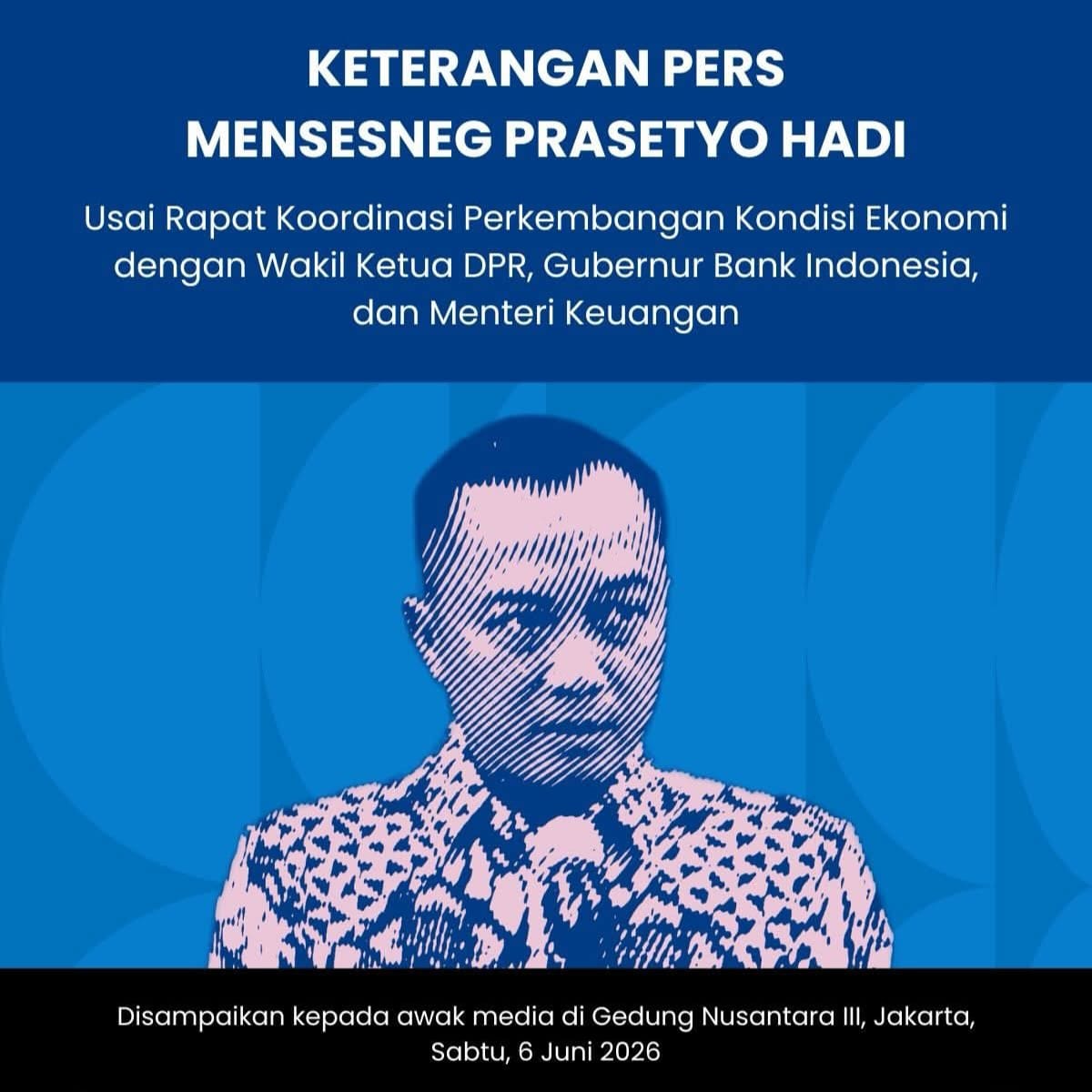 Mensesneg Prasetyo Hadi: Fundamental Ekonomi Indonesia Cukup Kuat