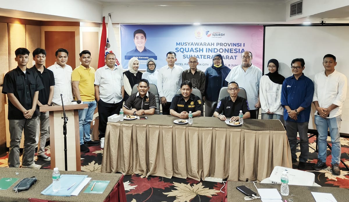 Yofialdi Terpilih Aklamasi Pimpin Squash Sumbar, Targetkan Kebangkitan dan Kembali ke PON