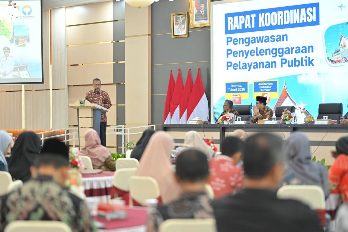 Pemprov Sumbar dan Ombudsman RI Perkuat Sinergi Wujudkan Pelayanan Publik Berkualitas