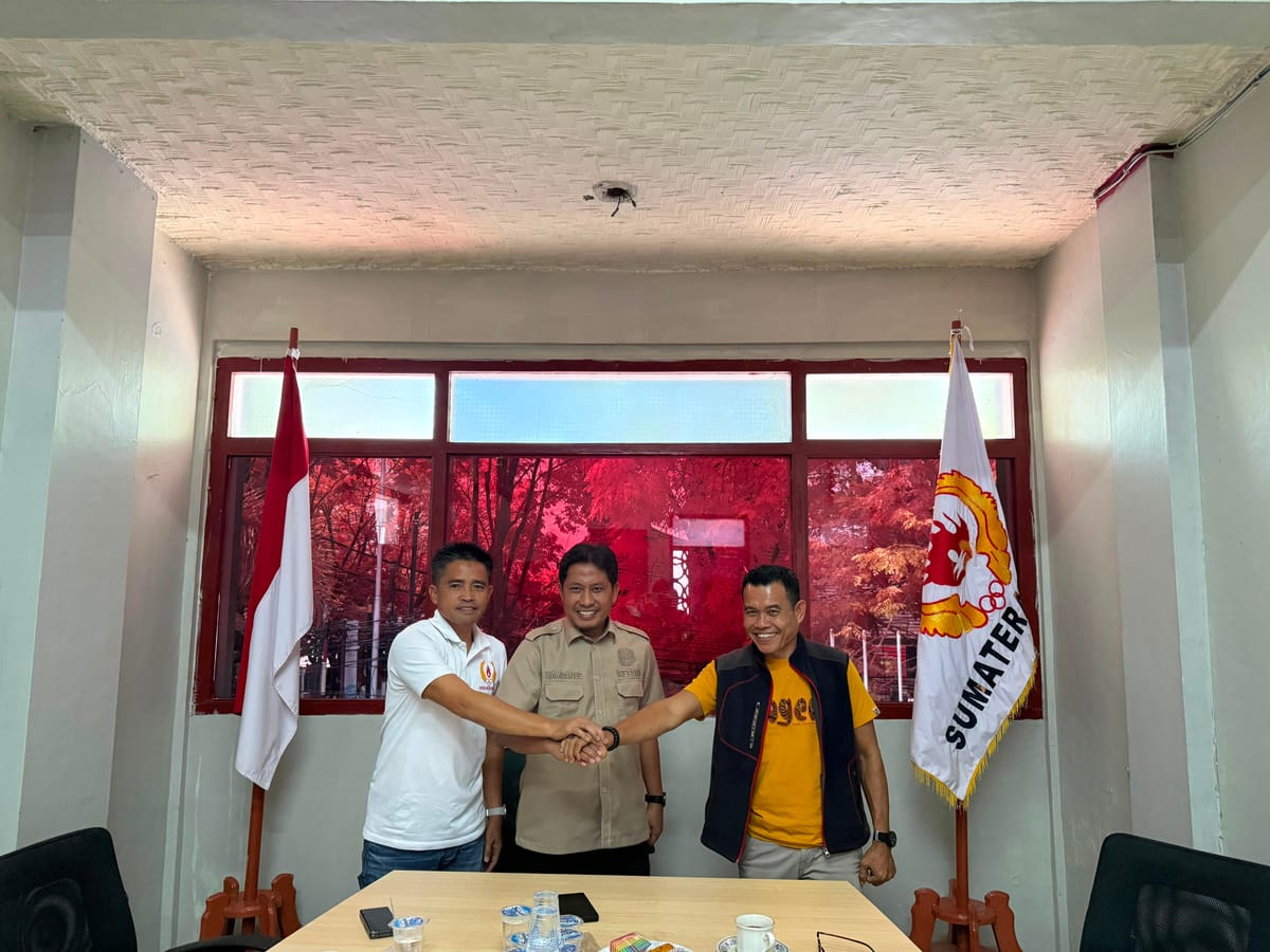 Dispora dan KONI Musi Rawas Utara Belajar Tata Kelola Olahraga Prestasi ke KONI Sumbar