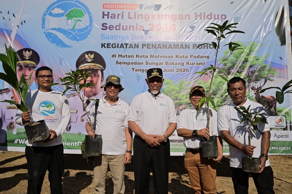 Hari Lingkungan Hidup Sedunia, Gubernur Mahyeldi Serukan Aksi Nyata Cegah Banjir dan Krisis Iklim