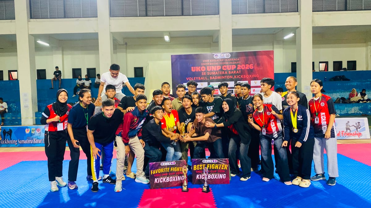 Sasana Hulubalang Minangkabau Sapu Bersih Gelar Kickboxing UKO UNP Cup 2026