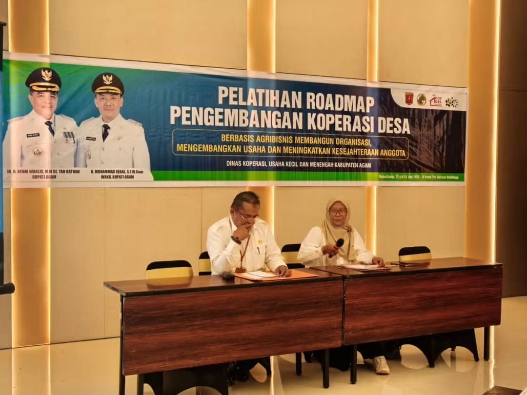 Dinas KUKM Agam Siapkan KDMP Jadi Sub Terminal Agribisnis dan Pemasok Program MBG