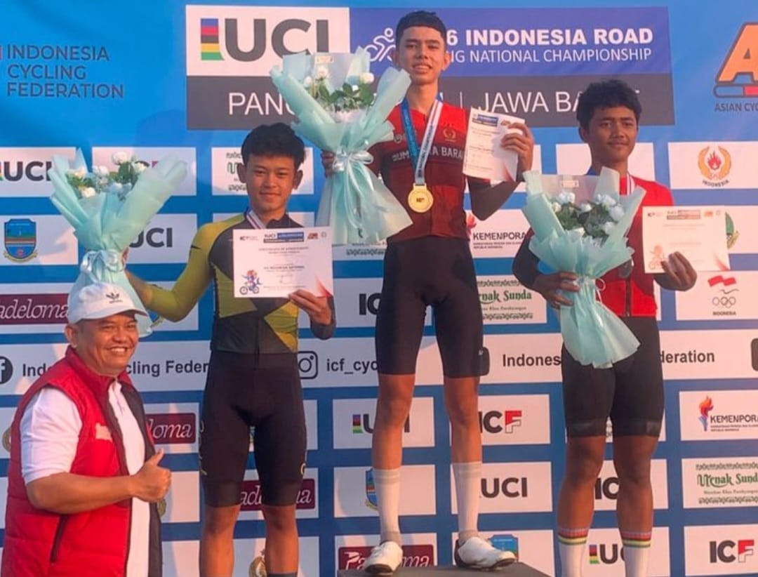 Balap Sepeda Sumbar Raih 1 Emas dan 2 Perak di Kejurnas ICF Pangandaran 2026