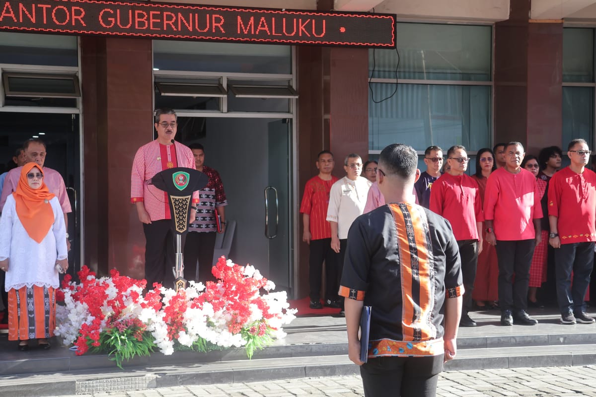 Peringati HARGANAS, Gubernur Maluku Kukuhkan Gerakan Ayah Teladan