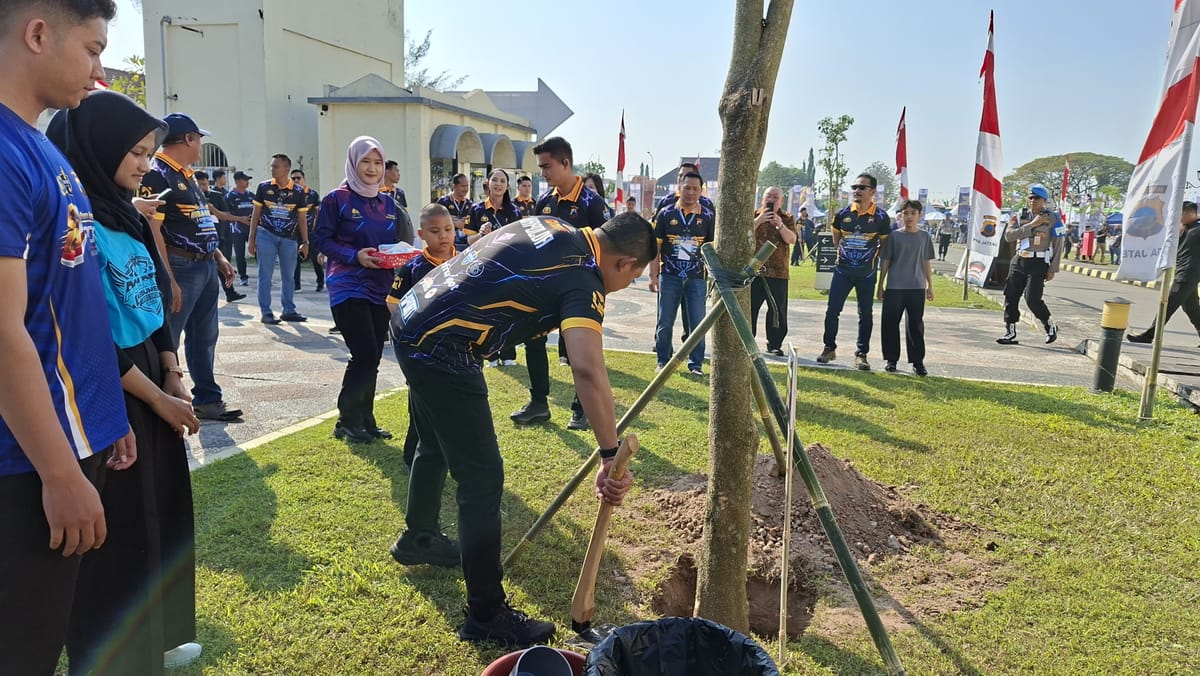 Gerakan Penanaman Pohon Warnai Pembukaan Kapolda Jateng Cup 2026