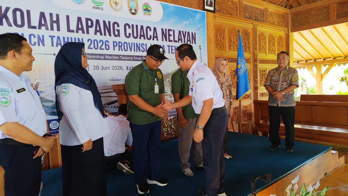 Tingkatkan Kemampuan Nelayan Rembang, BMKG Gelar Sekolah Lapang Cuaca Nelayan