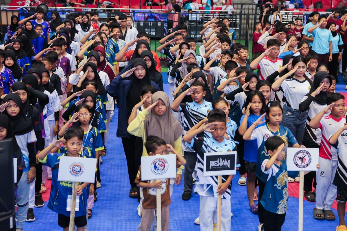 Hampir 3 Ribu Taekwondoin di Indonesia Ramaikan Gubernur Jateng Cup