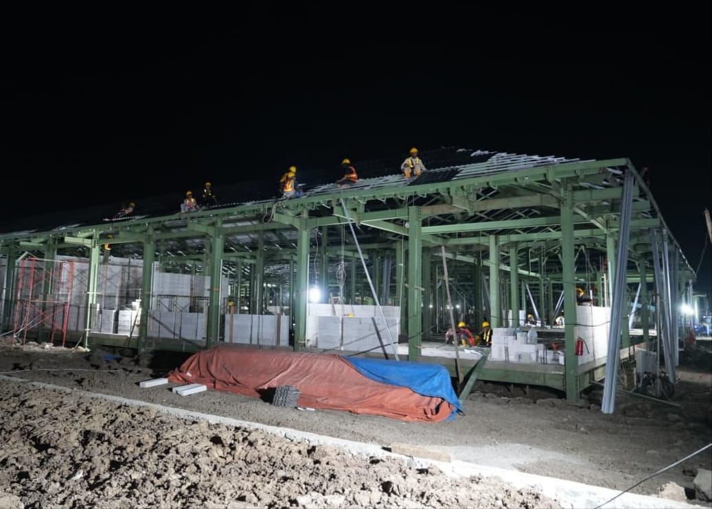 Mitigasi Risiko : Masih Terdapat Tanah Bergerak di Lokasi Huntara Tegal
