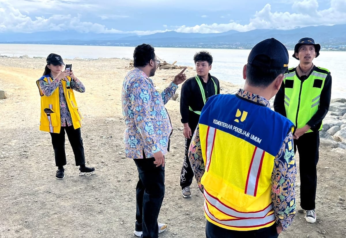 Pascagempa Palu  Kementerian PU Lakukan Pemeriksaan Jembatan dan Kerahkan Alat Berat